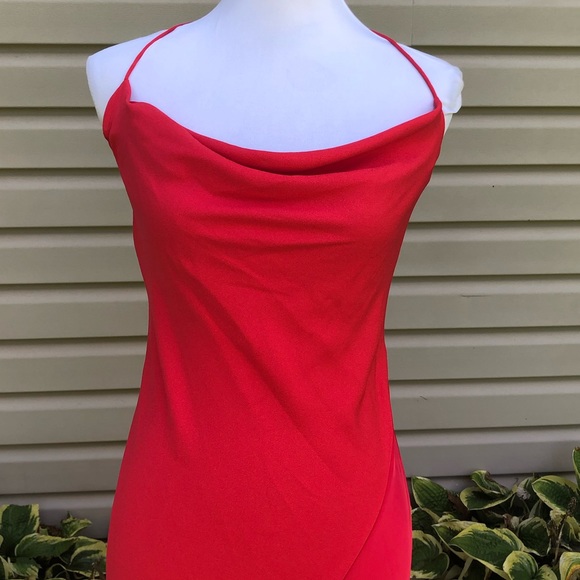 NWT Target CUSHNIE Red Slip Dress - Picture 11 of 14